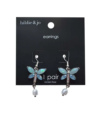 2" Dragonfly Drop Earrings by hildie & jo