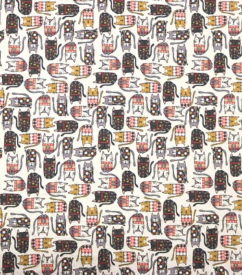 Pattern Trap Cat Super Snuggle Flannel Fabric