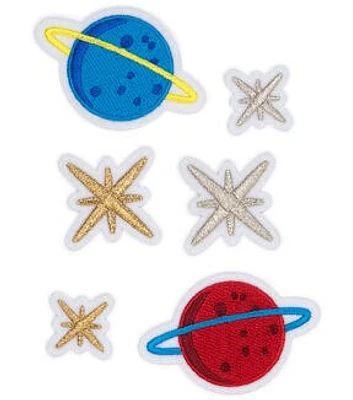 6ct Planets & Stars Patches by hildie & jo