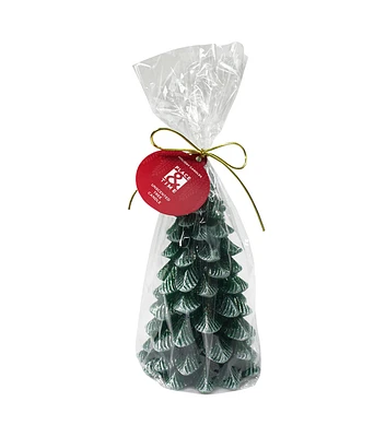 6" Green Christmas Tree Candle by Place & Time