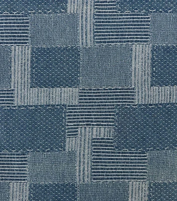 Lucky Brand Light Wash Patchwork Stripe Denim Fabric