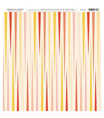 American Crafts Point Stripe Single Sheet