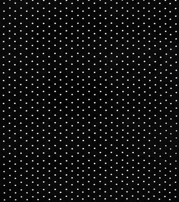 Black White Polka Dot Cotton Canvas Home Decor Fabric