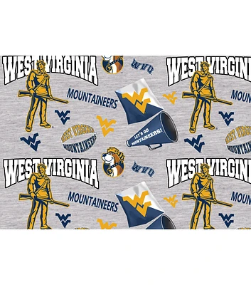 West Virginia University Cotton Fabric Collegiate Mascot