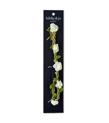 Cream Flower Headband by hildie & jo