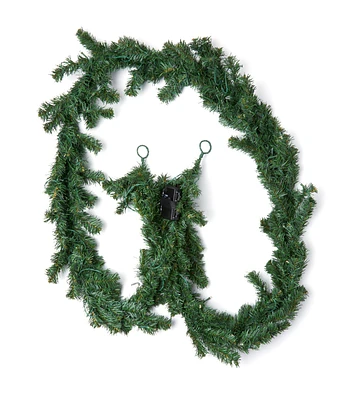 9' Christmas Pre Lit Green Pine Garland by Bloom Room