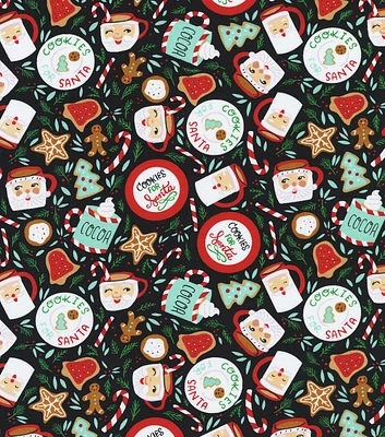 Robert Kaufman Cookies for Santa Christmas Cotton Fabric