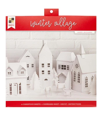 DCWV 12" x 12" Christmas Winter Village Paper Making Kit