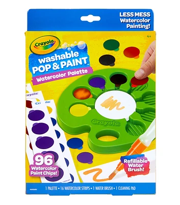 Crayola Washable POP & Paint Watercolor Palette