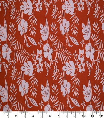 Hawaiian Floral on Quilt Cotton Fabric by Quilter's Showcase