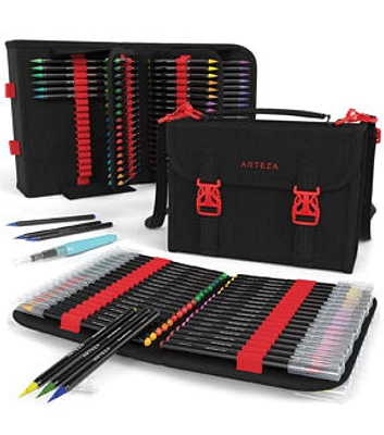 Arteza Real Brush Pens Travel Bundle