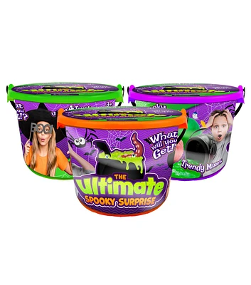 1ct Assorted Halloween Ultimate Spooky Surprise Bucket Slime