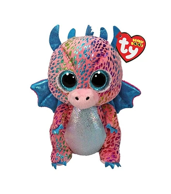 Ty Inc Pink Flint Dragon Plush Toy