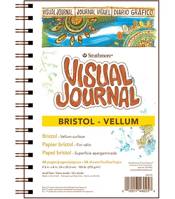 Strathmore Visual Journal Bristol 5.5" x 8" Vellum