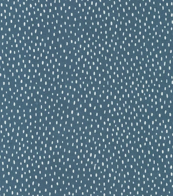 Robert Kaufman Abstract Dots on Blue Nursery Flannel Fabric