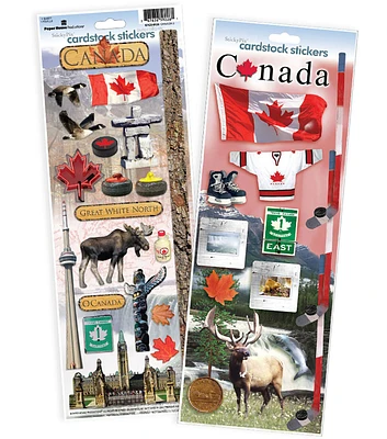 Paper House Canada Cardstock Sticker 2pk