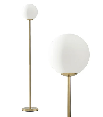 Brightech Luna LED Floor Lamp- Brass