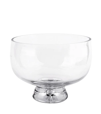 6'' Clear Glass Vase With Bubble Base by Bloom Room