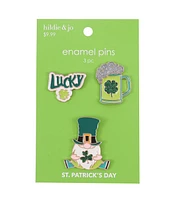 3ct St. Patrick's Day Beer & Gnome Enamel Pins by hildie & jo