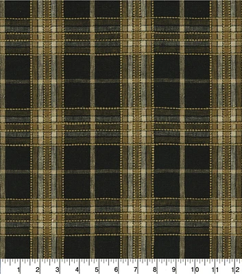 PKL Studios Ebony Malcolm Plaid Jacquard Fabric