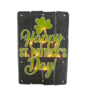 Northlight 17" Happy St. Patrick's Day Pre Lit Sign