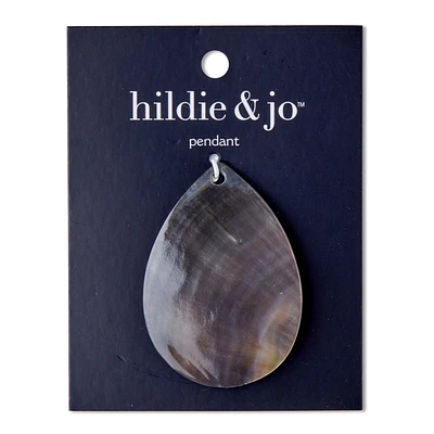 2" Shell Leaf Pendant by hildie & jo