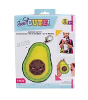 American Crafts 9pc Sew Cute Avocado Felt Backpack Clip Kit