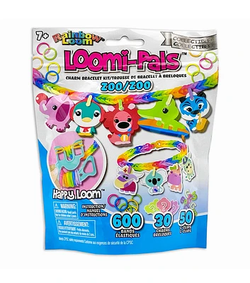 Rainbow Loom 680pc Loomi Pals Zoo Charm Bracelet Kit