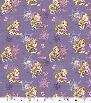 Princess Rapunzel Best Disney Cotton Fabric