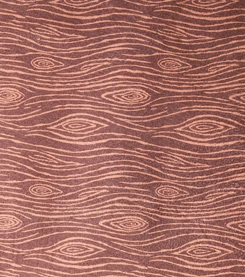 Brown Wood Grain Felt Fabric  by Happy Value