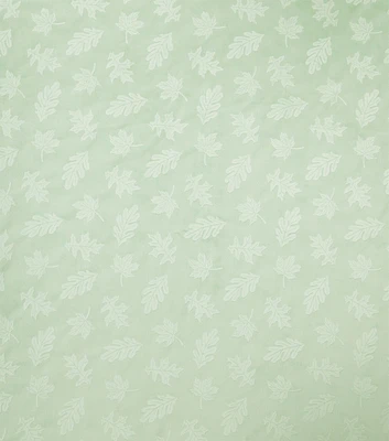 Green Leaf Embossed Soft & Minky Fabric