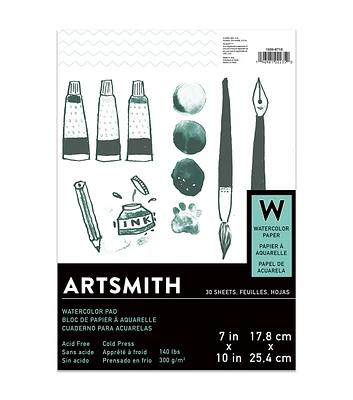 7" x 10" Watercolor Paper Pad by Artsmith