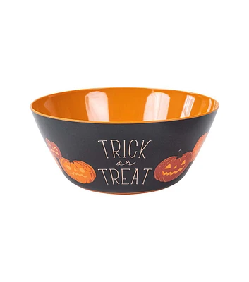 12" Halloween Melamine Trick or Treat Candy Bowl by Place & Time