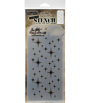 Tim Holtz 4" x 8.5" Sparkle Layered Stencil