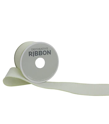 Decorative Ribbon 2.5" Solid Linen Ribbon