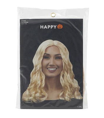 12" Halloween Blonde Wig by Happy