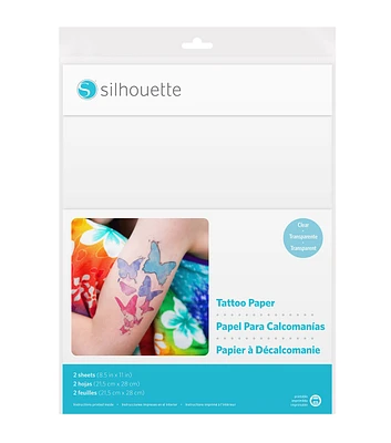 Silhouette Tattoo Paper