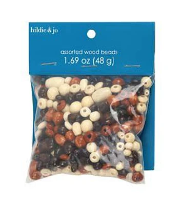 WOOD BEADS ASST 1