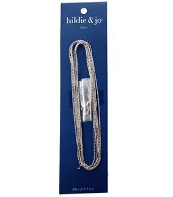 84" Silver Snake Chain by hildie & jo