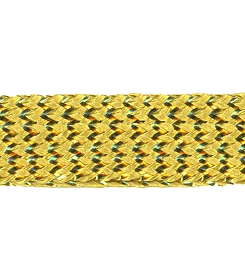 Simplicity Metallic Braided Trim 0.44'' Gold