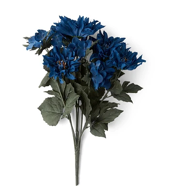 20" Fall Blue Dahlia & Hydrangea Bush by Bloom Room