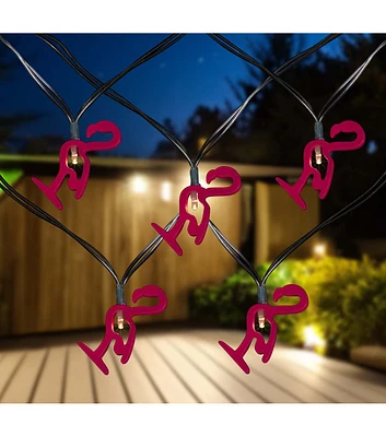 Northlight 10-Count LED Pink Flamingo Fairy Lights - Warm White