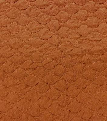 Red Quilted Knit Fabric