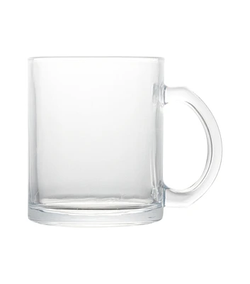 Craft Express 11oz Clear Glass Mug