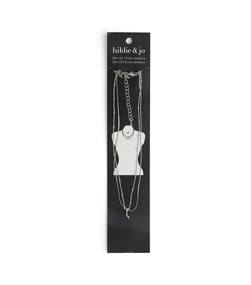 2pk Silver Necklaces by hildie & jo