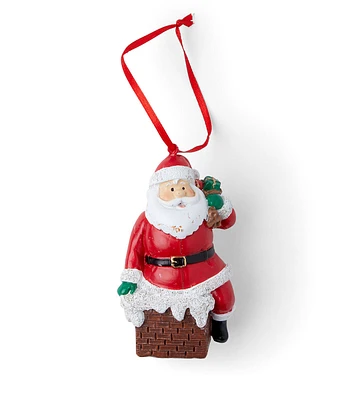 4" Christmas Santa Claus in Chimney Ornament by Place & Time