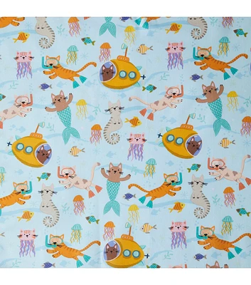 Robert Kaufman Seafaring Whiskers Novelty Cotton Fabric