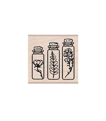 Hero Arts Mounted Rubber Stamp Three Bottles