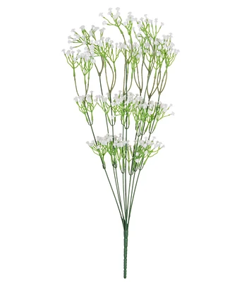 21" White Baby's Breath Bush by Bloom Room