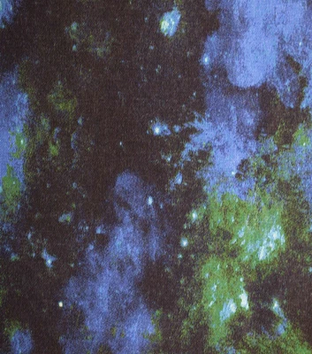 Galaxy Blue Green 108" Wide Cotton Fabric